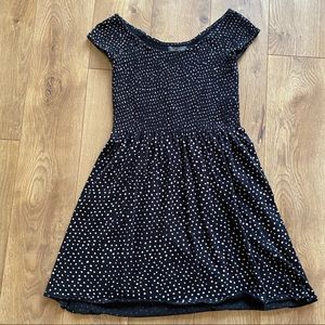 Polka dot short dress